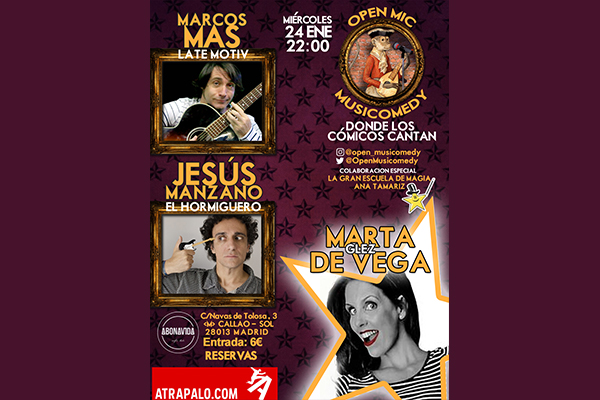 Magia en ¡Open Musicomedy! con Marta Glz de Vega.